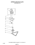 MOTOR AND DRIVE , LIT/OPTIONAL Diagram and Parts List for 4KUCC151T0  KitchenAid Trash Compactor