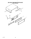 TOP GRILLE AND UNIT COVER Diagram and Parts List for KSSS42DWX01  KitchenAid Refrigerator
