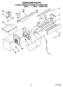 ICEMAKER PARTS, OPTIONAL PARTS (NOT INCLUDED) Diagram and Parts List for KBRS20ETBL00  KitchenAid Refrigerator