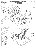 Part Location Diagram of WP8283378 Whirlpool Lint Filter Cover - White
