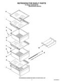 REFRIGERATOR SHELF PARTS Diagram and Parts List for GSC25C4EYY01  Whirlpool Refrigerator