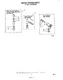 WATER SYSTEM Diagram and Parts List for LA5550XPW3  Whirlpool Washer