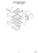 OVEN LINER Diagram and Parts List for KEBI241BBL3  KitchenAid Wall Oven