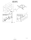 SECTION Diagram and Parts List for EH180FXTN00  Whirlpool Freezer