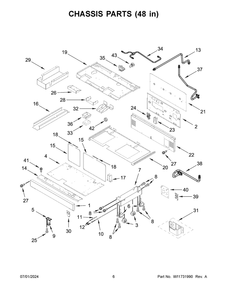 Part Location Diagram of W11732693 Whirlpool PLATE-COVR
