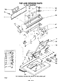 TOP AND CONSOLE Diagram and Parts List for LA5300XKW1  Whirlpool Washer