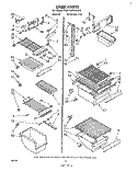 LINER Diagram and Parts List for EHD192XKWR0  Whirlpool Refrigerator