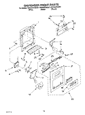 Part Location Diagram of 2220094T Whirlpool COVER-FRNT