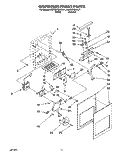 DISPENSER FRONT Diagram and Parts List for KSRS27QAAL11  KitchenAid Refrigerator