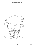 SUSPENSION Diagram and Parts List for LCR5244AN0  Whirlpool Washer