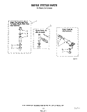 WATER SYSTEM Diagram and Parts List for CA2751XSW5  Whirlpool Washer