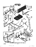 UNIT Diagram and Parts List for ET22RMXYW00  Whirlpool Refrigerator