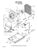 UNIT PARTS Diagram and Parts List for KUIC15NLXS1  KitchenAid Ice Maker