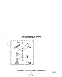 MISCELLANEOUS Diagram and Parts List for AX6245VL0  Whirlpool Washer