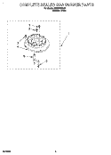 COMPLETE SEALED GAS BURNER Diagram and Parts List for SC8630EBQ1  Whirlpool Cooktop