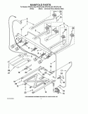 Part Location Diagram of WPW10170509 Whirlpool Gas Orifice (Spud)