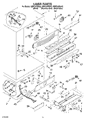 LINER PARTS Diagram and Parts List for KBRC36FKS02  KitchenAid Refrigerator