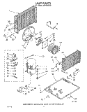UNIT , LIT/OPTIONAL Diagram and Parts List for ACFW0940  Whirlpool Air Conditioner