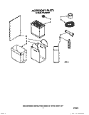 ACCESSORIES Diagram and Parts List for TF8700XXP0  Whirlpool Trash Compactor
