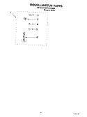 MISCELLANEOUS PARTS - OPTIONAL PARTS (NOT INCLUDED) Diagram and Parts List for 7MBPL9764MQ0  Whirlpool Washer