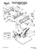 SECTION Diagram and Parts List for LGV5644AN0  Whirlpool Dryer