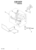 PUMP PARTS Diagram and Parts List for KUIC15NLTS1  KitchenAid Ice Maker