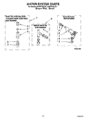 WATER SYSTEM PARTS Diagram and Parts List for KAWS750LT4  KitchenAid Washer