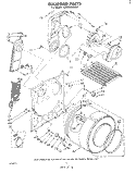 SECTION Diagram and Parts List for LE5920XMW2  Whirlpool Dryer