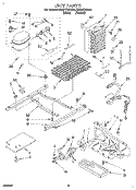 UNIT Diagram and Parts List for ED20TKXDN01  Whirlpool Refrigerator
