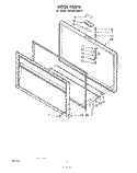 Part Location Diagram of 566219 Whirlpool COVER,HINGE ROD