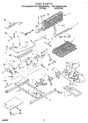 UNIT Diagram and Parts List for 4ET18ZKXAW00  Whirlpool Refrigerator