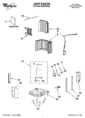 UNIT PARTS Diagram and Parts List for ACPE102PS2  Whirlpool Air Conditioner