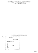 MISCELLANEOUS Diagram and Parts List for LLT8244DZ0  Whirlpool Washer