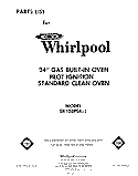 SECTION Diagram and Parts List for SB100PSK1  Whirlpool Wall Oven