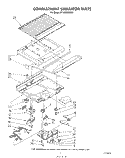 COMPARTMENT SEPARATOR Diagram and Parts List for RT18BMXVW01  Roper Refrigerator