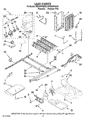 UNIT PARTS Diagram and Parts List for MSD2258KEU00  Whirlpool Refrigerator