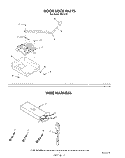 DOOR LOCK , WIRE HARNESS Diagram and Parts List for N9257L1  Roper Range