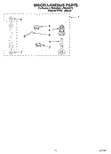 MISCELLANEOUS, OPTIONAL Diagram and Parts List for LTE5243DQ3  Whirlpool Washer Dryer Combo