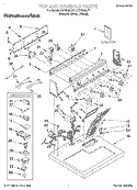TOP AND CONSOLE, LIT/OPTIONAL Diagram and Parts List for KGYS850JT1  KitchenAid Dryer