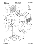 UNIT, LITERATURE Diagram and Parts List for ACM122XE0  Whirlpool Air Conditioner