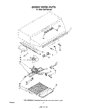 SECTION Diagram and Parts List for RH4336XLW0  Whirlpool Range Hood