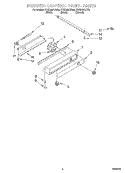 FREEZER CONTROL PANEL Diagram and Parts List for KSSS42FJB00  KitchenAid Refrigerator