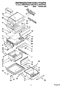 Part Location Diagram of WPW10141754 Whirlpool Glass, Cover