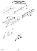 ACCESSORY PARTS Diagram and Parts List for PVWC600LY1  Whirlpool Cabinet