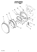 Part Location Diagram of W11116979 Whirlpool SCREW