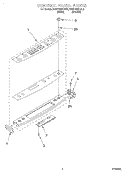 CONTROL PANEL Diagram and Parts List for KGRT600HAL3  KitchenAid Range