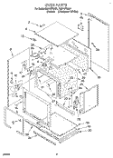 OVEN Diagram and Parts List for RM770PXAB1  Whirlpool Wall Oven