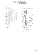 LATCH BOARD Diagram and Parts List for MT3185SHB0  Whirlpool Microwave