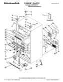 CABINET PARTS Diagram and Parts List for GZ25FSRXYY1  Whirlpool Refrigerator