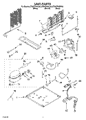 UNIT Diagram and Parts List for ET8WTKXKB02  Whirlpool Refrigerator
